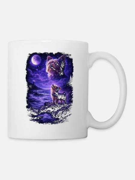 Hund Mama Hund Papa - Tasse - Weiß