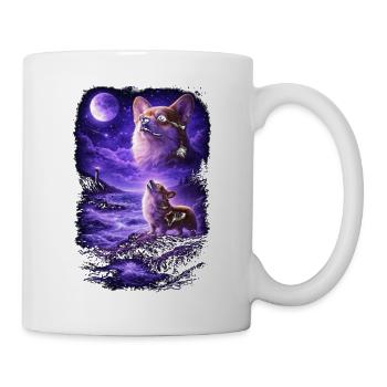 Dog Mom Dog Dad - Mug - white - Right