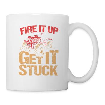 quad bike - Mug - white - Right