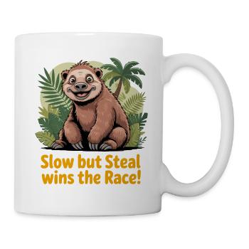 Slow but Steal Sloth Jungle - Mug - white - Right