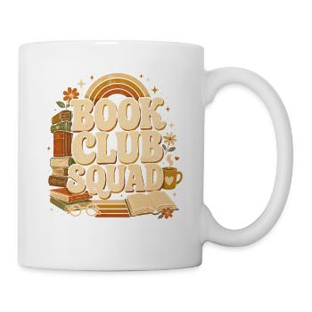 Book Club Squad Cozy Retro - Mug - white - Right