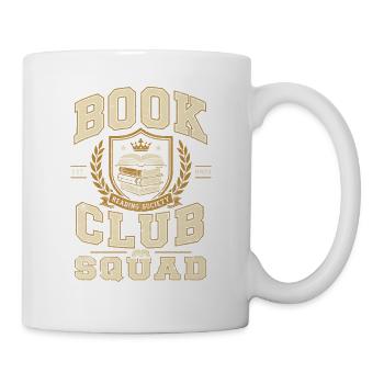 Book Club Squad Emblem - Mug - white - Right