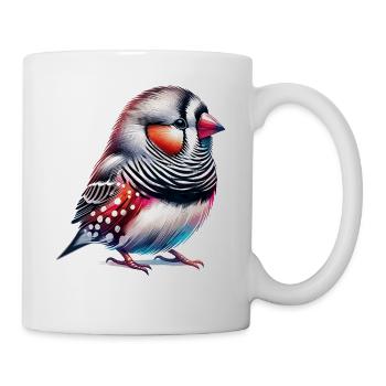 Zebra Finch Motif - Mug - white - Right
