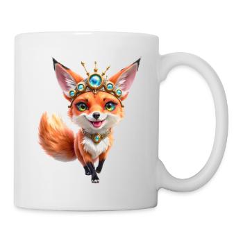 Le Renard majestueux de Jewel - Mug blanc - blanc - Droite