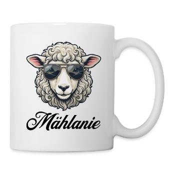 Mählanie Sheep with Sunglasses - Mug - white - Right