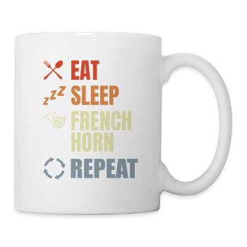 Eat Sleep French Horn Repeat - Mug - white - Right