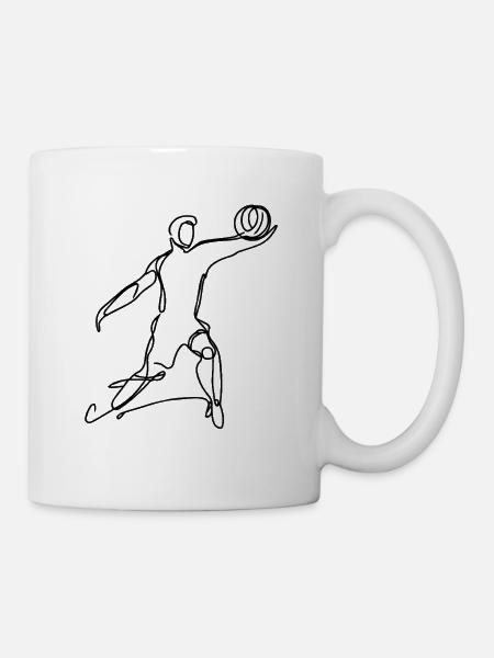 Volleyballer - Tasse - Weiß
