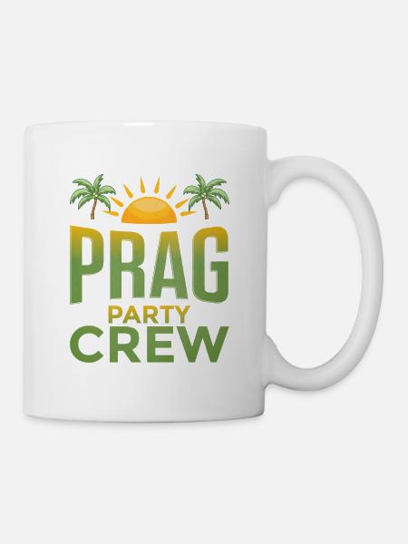 Prag Party Crew - Tasse - Weiß
