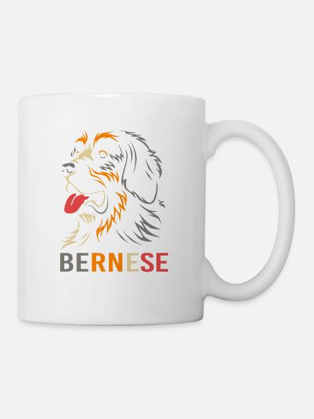 Berner Sennenhund - Tasse - Weiß
