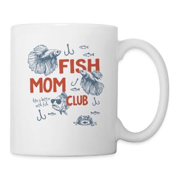 Dog Mom Club Shirt Life is Better with Dogs - Mug - white - Right