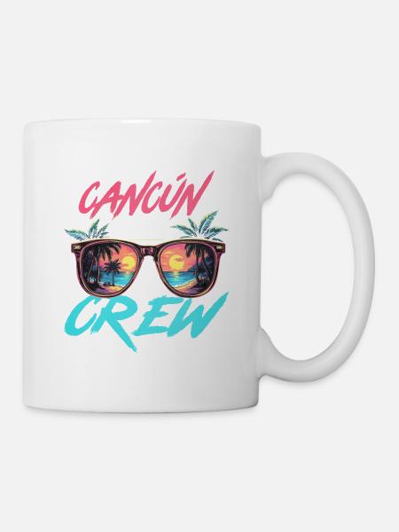 Cancun Party Crew - Tasse - Weiß