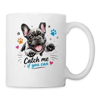Attrape-moi si tu peux faire du français drôle - Mug blanc - blanc - Droite