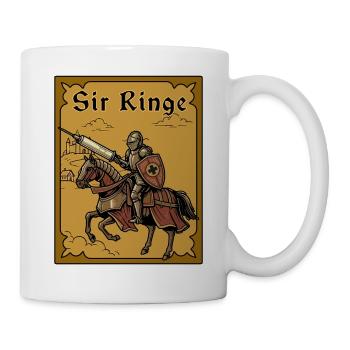 Sir Ringe Syringe Ren Faire Medieval Meme - Mug blanc - blanc - Droite