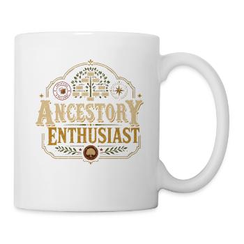 Généalogie Généalogie Passionné d’ancêtres - Mug blanc - blanc - Droite