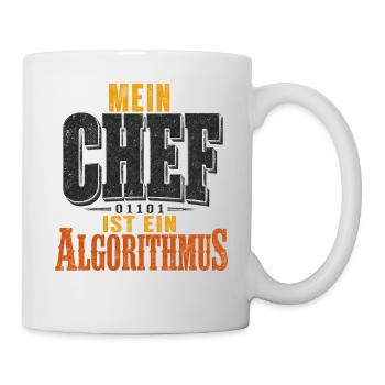 Chaos als Algorithmus - Tasse - Weiß - Rechts