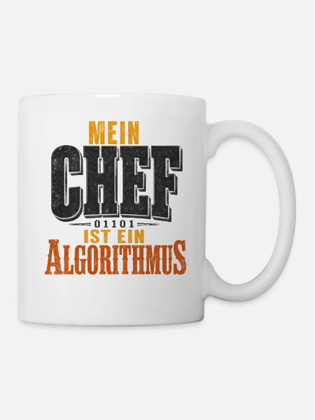 Chaos als Algorithmus - Tasse - Weiß