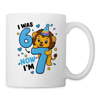  Ich War 6, Jetzt Bin Ich 7 Löwe 7. - Mug - white - Right