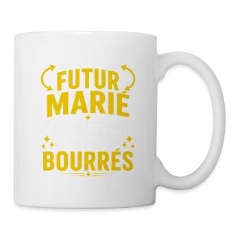 Futur Marié Cadeau humour EVG personnalisé - Mug blanc - blanc - Droite