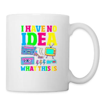 Retro Back to the 80s Vintage Design - Mug - white - Right