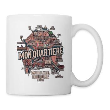 Love Toulouse - Tasse - Weiß - Rechts