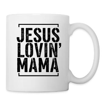 Mère aimante Jésus Maman amoureuse Jésus Fête des Mères - Mug blanc - blanc - Droite