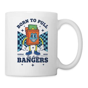Born To Pull Bangers Get Lucky Trading Card Pack - Mug - white - Right