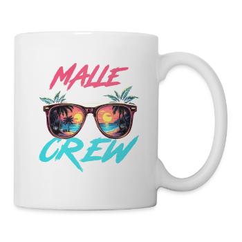 Malle Party Crew - Tasse - Weiß - Rechts