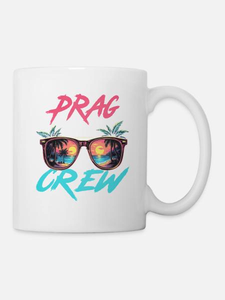 Prag Party Crew - Tasse - Weiß