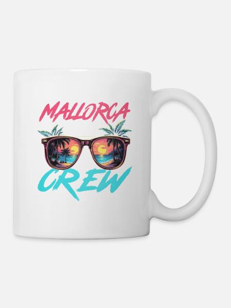 Mallorca Party Crew - Tasse - Weiß