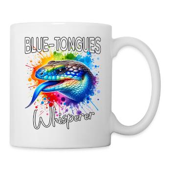 Chuchoteur de scinques à langue bleue - Mug blanc - blanc - Droite