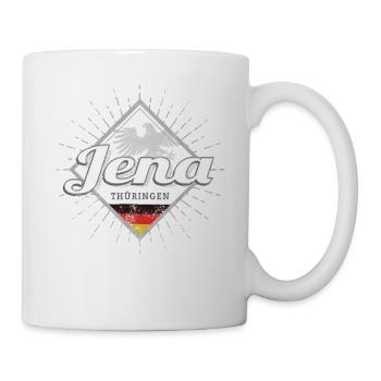 Jena Stadt in Deutschland Thüringen Souvenir - Tasse - Weiß - Rechts