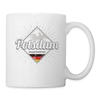Potsdam Stadt in Deutschland Brandenburg Souvenir - Tasse - Weiß - Rechts