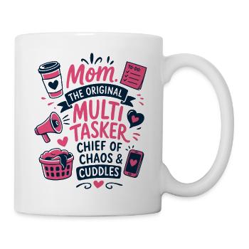 Mom The Original Multitasker - Tasse - Weiß - Rechts