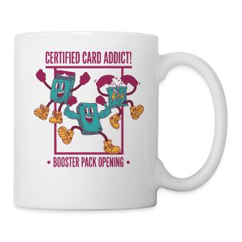 Ouverture du pack booster Certified Card Addict Trading - Mug blanc - blanc - Droite