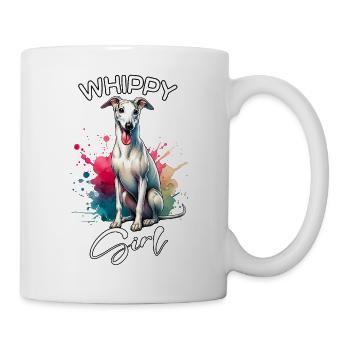 Lévrier Whippet Girl - Mug blanc - blanc - Droite