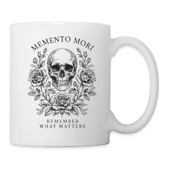 Memento Mori Roses - Mug blanc - blanc - Droite