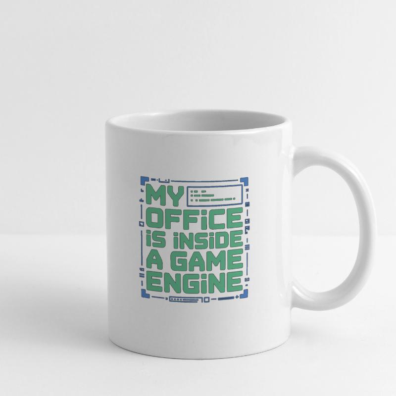 Game Developer My Office Is Inside Game Developer Mug