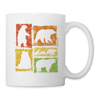 Bears Vintage Graphic - Mug - white - Right