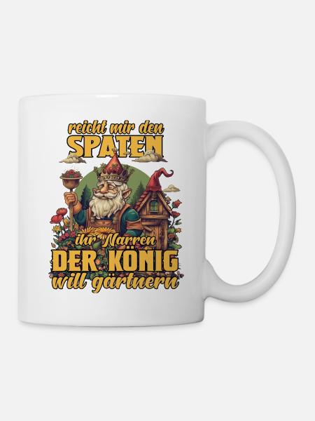 Hobbygärtner Gärtner Gartenarbeit Hochbeet Garten - Tasse - Weiß