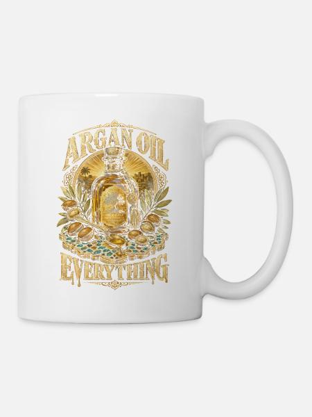 Marokkaner Marokko Argan Oil Everything - Tasse - Weiß