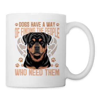 Rottweiler Rottweiler Rottie Race de chien - Mug blanc - blanc - Droite