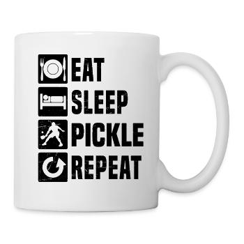 Pickleball Geschenkidee für pickleball player Fans - Tasse - Weiß - Rechts