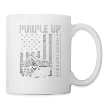 Violet pour les enfants militaires APC Enfant militaire - Mug blanc - blanc - Droite