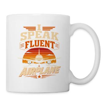 Aircraft, mechanics, engineering and aeronautics - Mug - white - Right