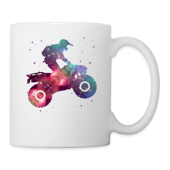 Quad ATV Space Quad Driver Kids Men Boys - Mug - white - Right