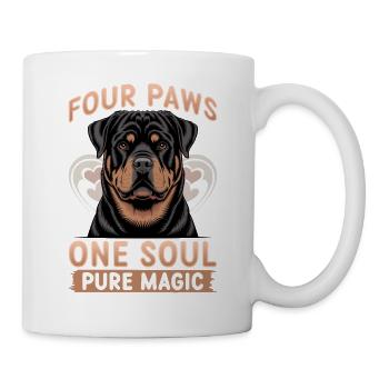 Rottweiler Rottweiler Rottie Race de chien - Mug blanc - blanc - Droite