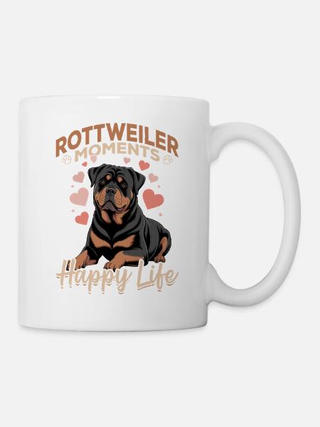 Rottweiler Rottie Dog Breed - Tasse - Weiß
