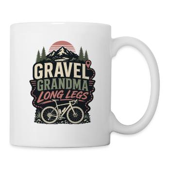 Gravel Grandma Vélo Grand-mère Vélo de route Vélo de montagne - Mug blanc - blanc - Droite