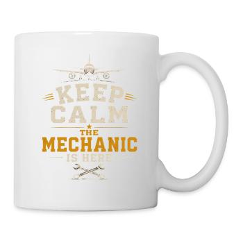 Aircraft Engineering Aviation Engineer Profession - Mug - white - Right