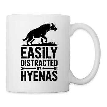 Paroles de la hyène Cadeau drôle de hyène - Mug blanc - blanc - Droite